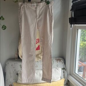 Anthropologie Pilcro And The Letterpress Stripe Crop Pants Size